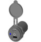 USB SOCKET - with 2 different Types, A and C - Input 12 - 24 volt - 60 Watts - DS2131T- ASM